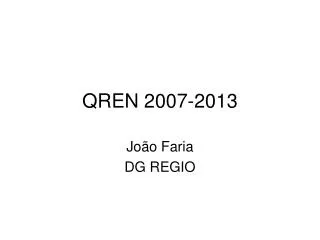 qren 2007 2013