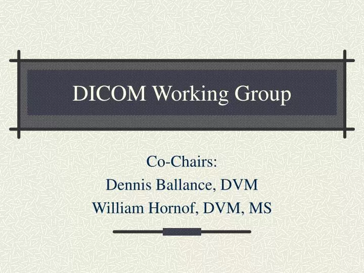 dicom working group