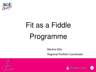 Fit as a Fiddle Programme