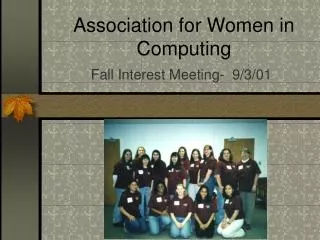 Association for Women in Computing