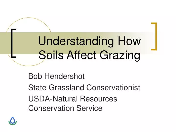 understanding how soils affect grazing