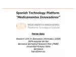 Spanish Technology Platform “Medicamentos Innovadores” - slide 1