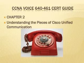 CCNA Voice 640-461 Cert Guide