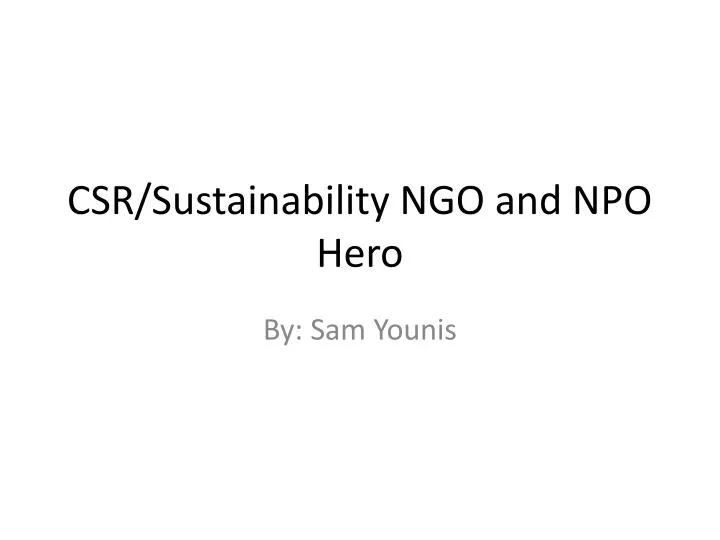 csr sustainability ngo and npo hero