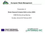 Best Practices in Waste Management: European Handbook - slide 1