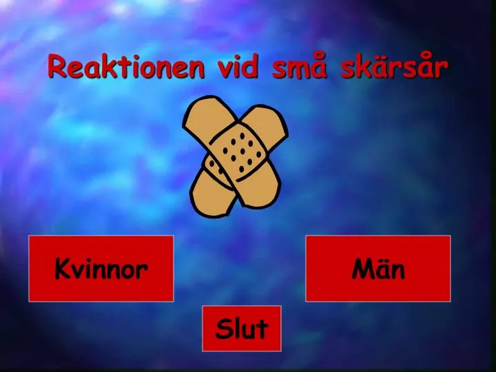 reaktionen vid sm sk rs r