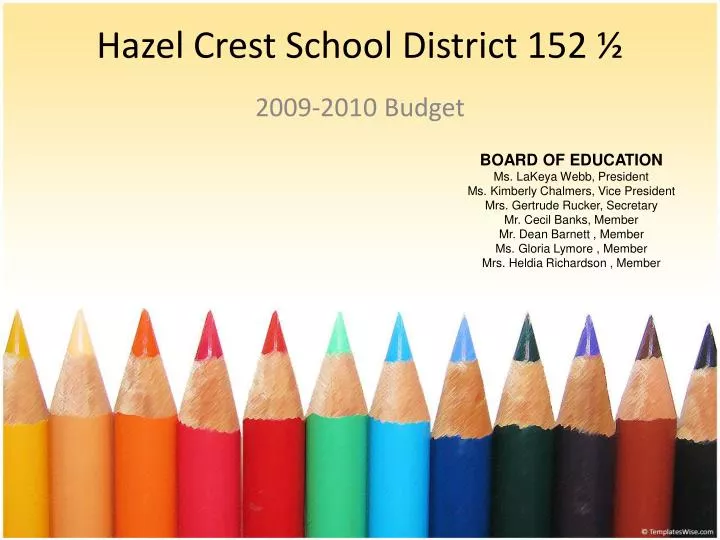 hazel crest school district 152