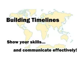 Building Timelines