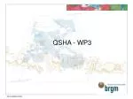 QSHA - WP3 - slide 1