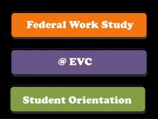 Federal Work Study