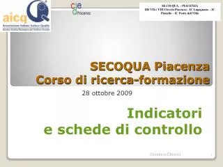 SECOQUA Piacenza Corso di ricerca-formazione
