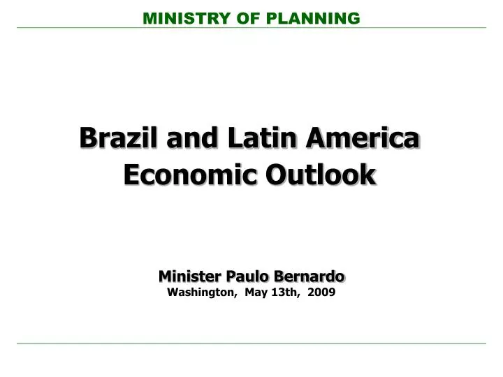 brazil and latin america economic outlook