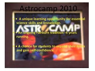 Astrocamp 2010