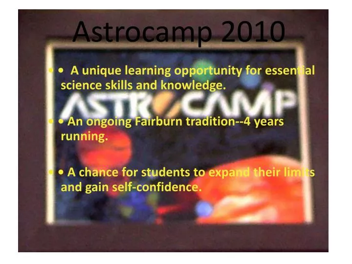 astrocamp 2010