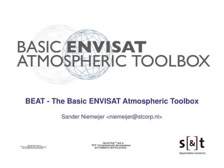 beat the basic envisat atmospheric toolbox