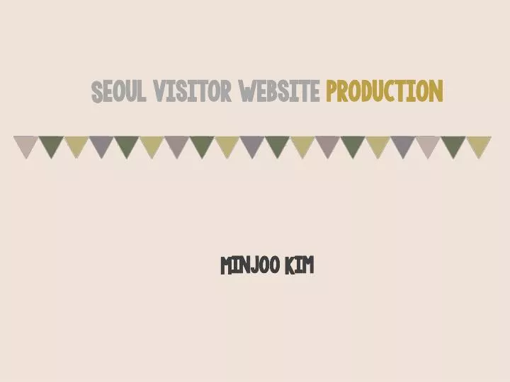 seoul visitor website production