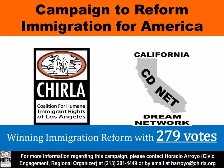 campaign to reform immigration for america