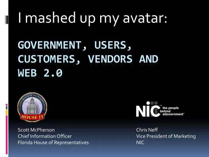 government users customers vendors and web 2 0