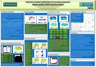 Evaluation of global AEROCOM aerosol optical properties against satellite MODIS aerosol products