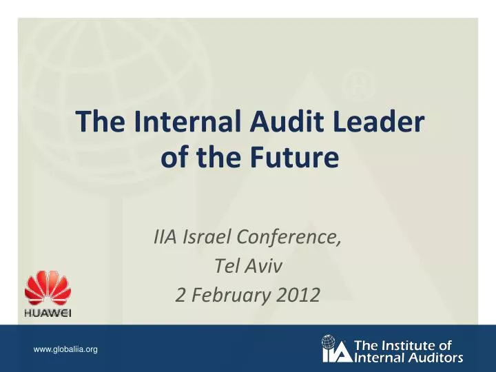 the internal audit leader of the future