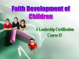 Faith Development of Children
