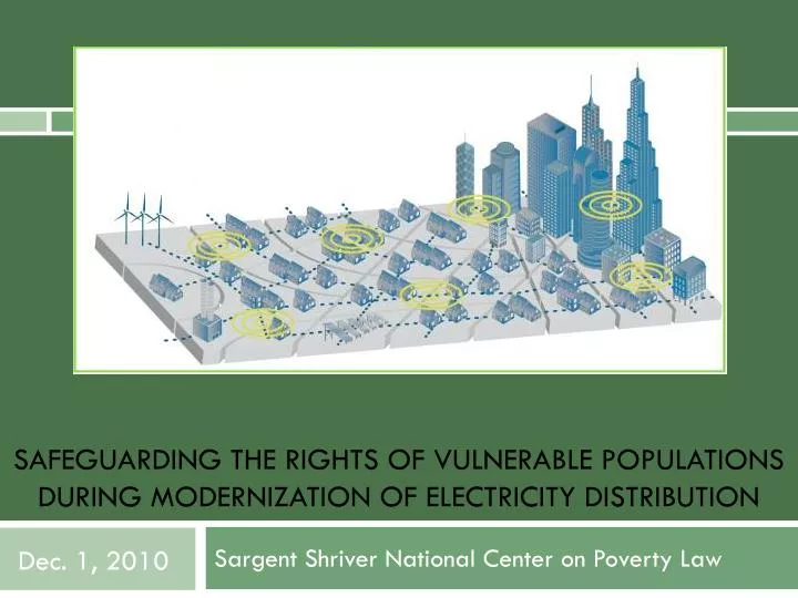 safeguarding the rights of vulnerable populations during modernization of electricity distribution