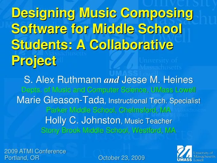 designing music composing software for middle school students a collaborative project