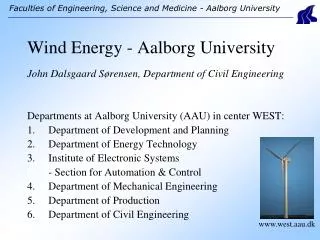 Wind Energy - Aalborg University