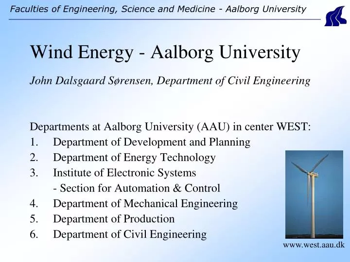 wind energy aalborg university