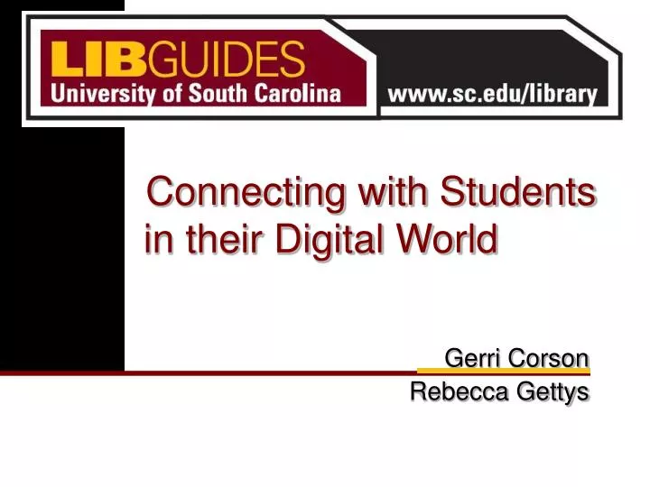 connecting with students in their digital world