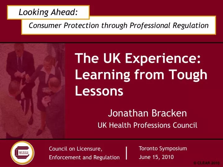 the uk experience learning from tough lessons