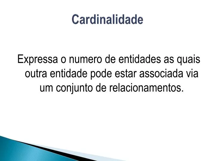 cardinalidade