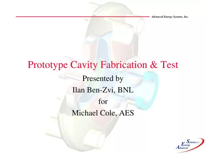 prototype cavity fabrication test