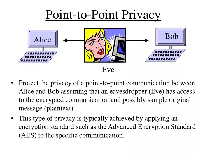 point to point privacy