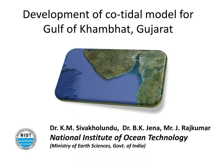 development of co tidal model for gulf of khambhat gujarat