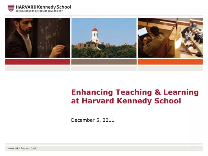 enhancing teaching learning at harvard kennedy school
