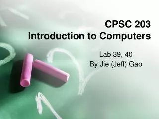 cpsc 203 introduction to computers