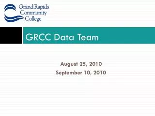 GRCC Data Team