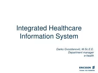 Integrated Healthcare Information System