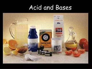 Acid and Bases