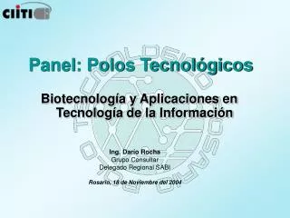 panel polos tecnol gicos
