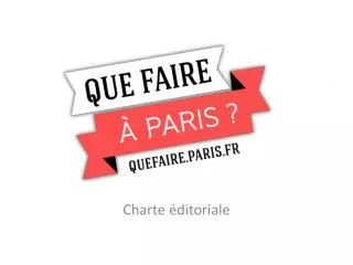 charte ditoriale