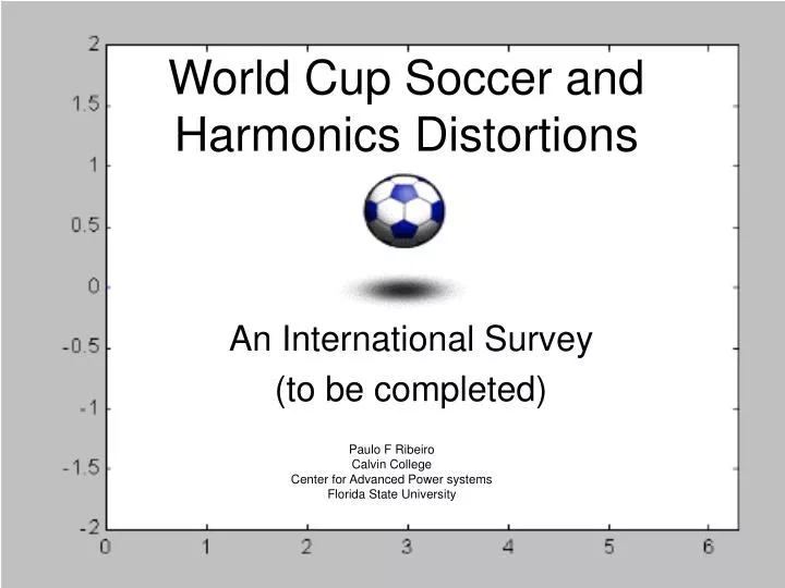 world cup soccer and harmonics distortions