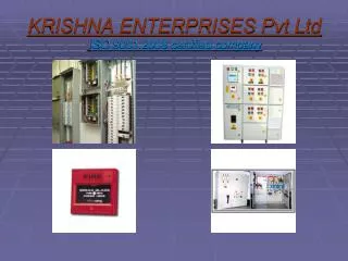 KRISHNA ENTERPRISES Pvt Ltd ISO 9001:2008 certified company