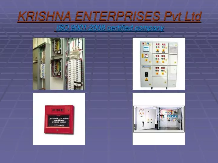 krishna enterprises pvt ltd iso 9001 2008 certified company