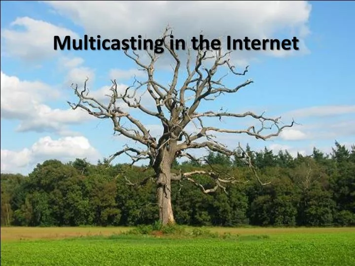 multicasting in the internet