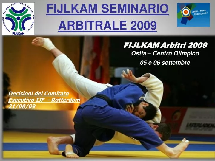fijlkam seminario arbitrale 2009