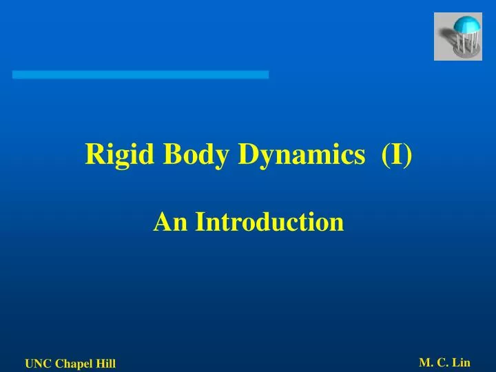 rigid body dynamics i an introduction