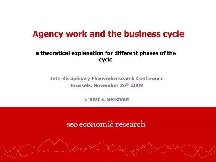 agency work and the business cycle
