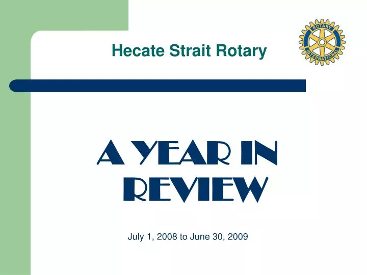 hecate strait rotary